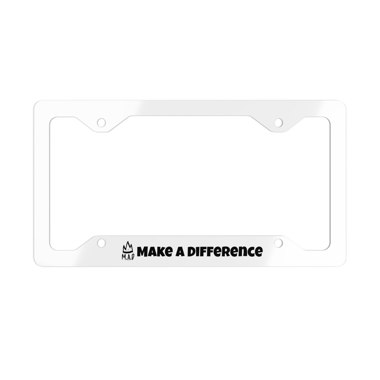 M.A.D - Metal License Plate